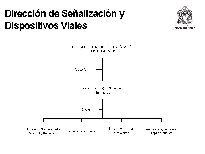 Dirección de Señalización y Dispositivos Viales Encargado(a) de la Dirección de Señalización y Dispositivos