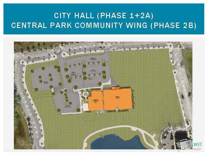 CITY HALL (PHASE 1+2 A) CENTRAL PARK COMMUNITY WING (PHASE 2 B) 