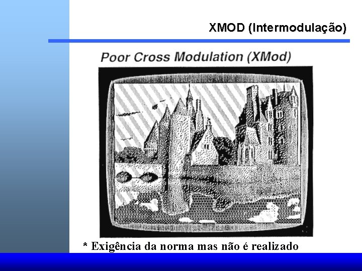 XMOD (Intermodulação) * Exigência da norma mas não é realizado 