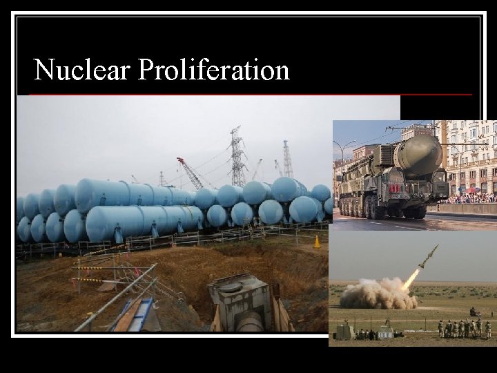 Nuclear Proliferation 