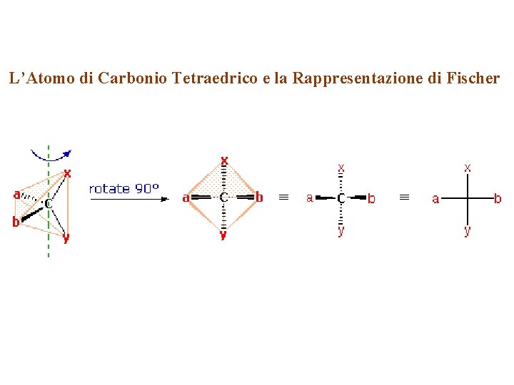 L’Atomo di Carbonio Tetraedrico e la Rappresentazione di Fischer 