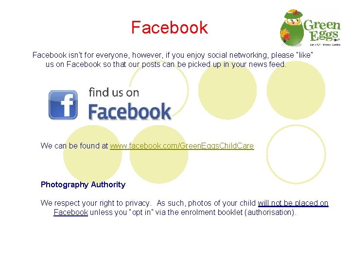 Facebook isn’t for everyone, however, if you enjoy social networking, please “like” us on