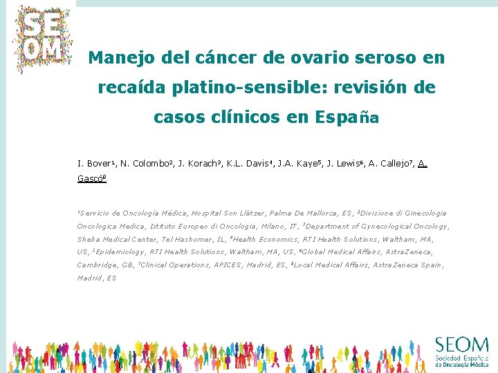 Manejo del cáncer de ovario seroso en recaída platino-sensible: revisión de casos clínicos en