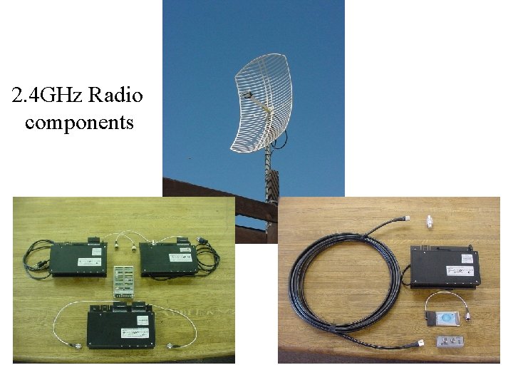 2. 4 GHz Radio components 