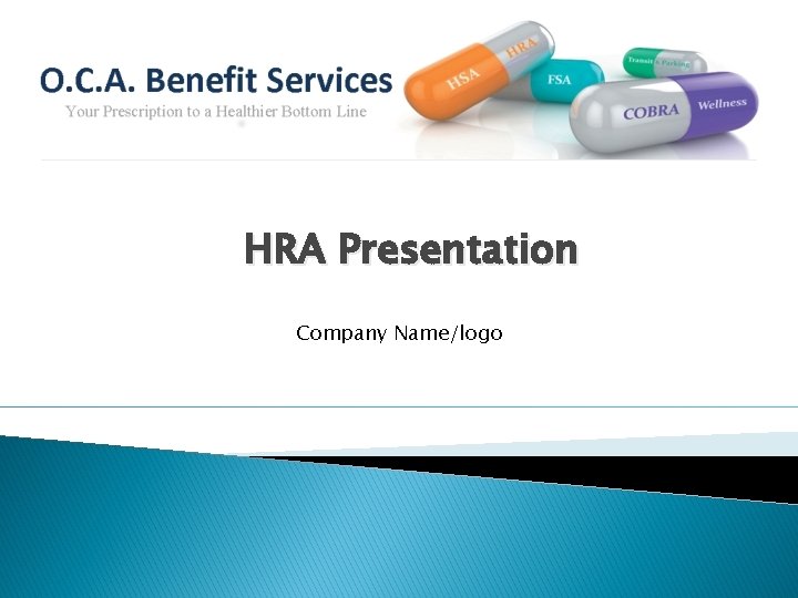 HRA Presentation Company Name/logo 