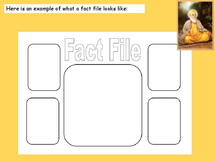 Here is an example of what a fact file looks like: 