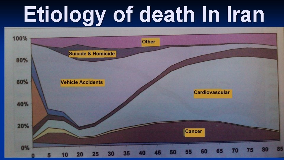 Etiology of death In Iran 