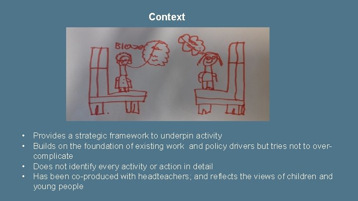 Context • Provides a strategic framework to underpin activity • Builds on the foundation Context • Provides a strategic framework to underpin activity • Builds on the foundation