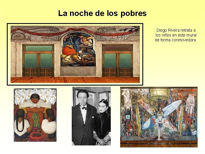 La noche de los pobres Diego Rivera retrata a los niños en este mural