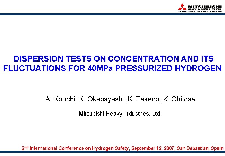 DISPERSION TESTS ON CONCENTRATION AND ITS FLUCTUATIONS FOR