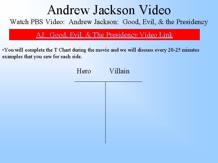 Andrew Jackson Video Watch PBS Video: Andrew Jackson: Good, Evil, & the Presidency AJ: