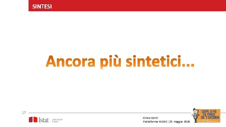 SINTESI 17 Cinzia Conti Piattaforma INDIRE |25 maggio 2020 