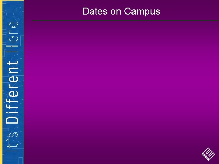 Dates on Campus 