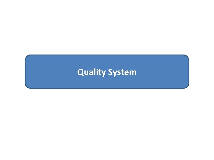 Quality System 