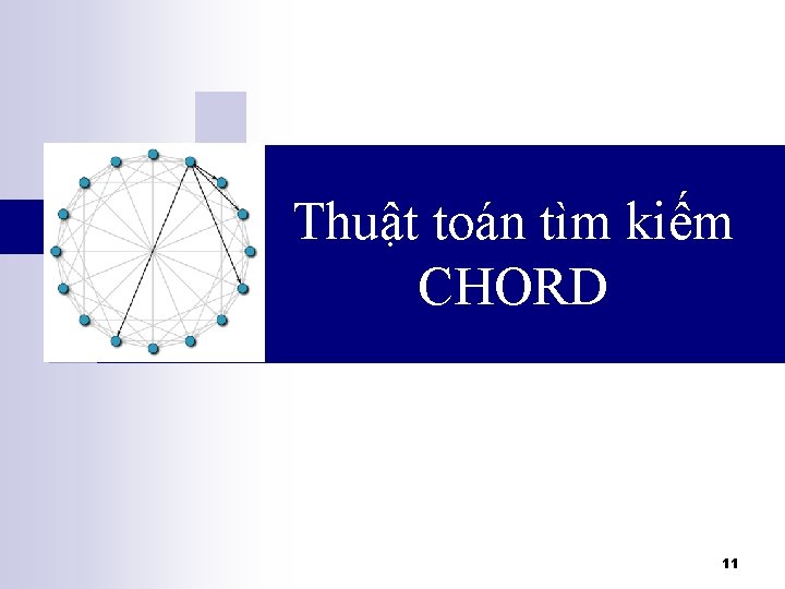 Thuật toán tìm kiếm CHORD 11 