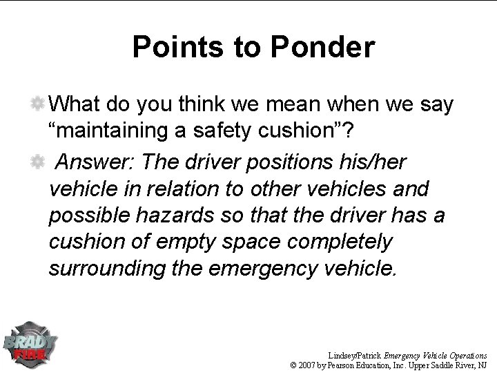 Points to Ponder What do you think we mean when we say “maintaining a Points to Ponder What do you think we mean when we say “maintaining a