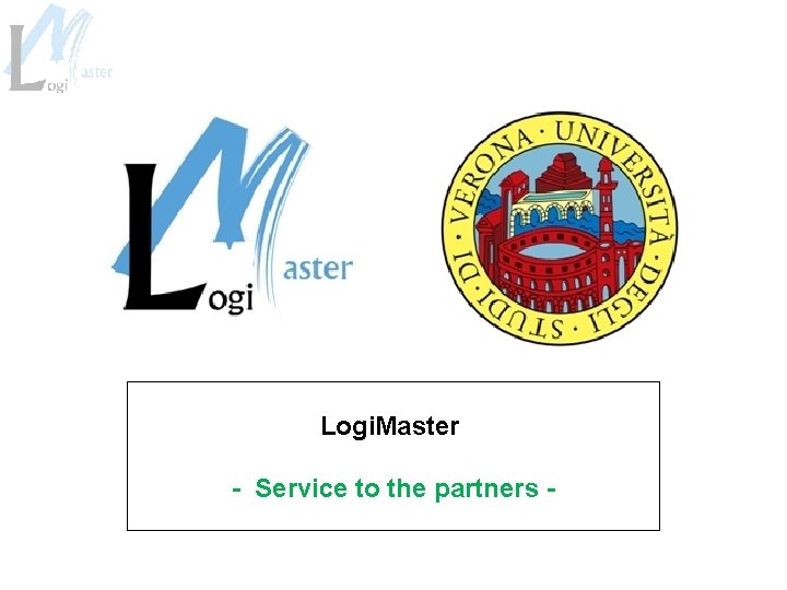 Logi. Master - Service to the partners - 