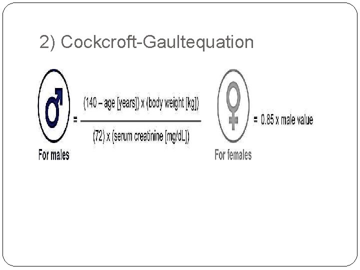 2) Cockcroft-Gaultequation 