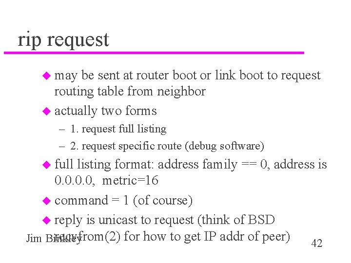 rip request u may be sent at router boot or link boot to request