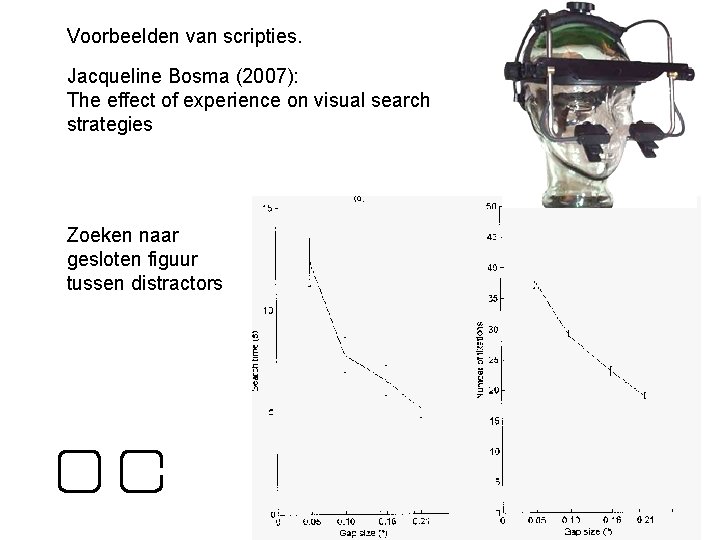 Voorbeelden van scripties. Jacqueline Bosma (2007): The effect of experience on visual search strategies