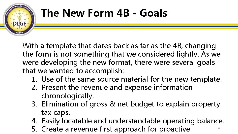 The New Form 4 B - Goals With a template that dates back as