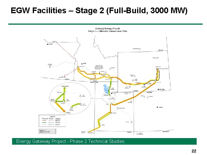 EGW Facilities – Stage 2 (Full-Build, 3000 MW) Energy Gateway Project - Phase 2