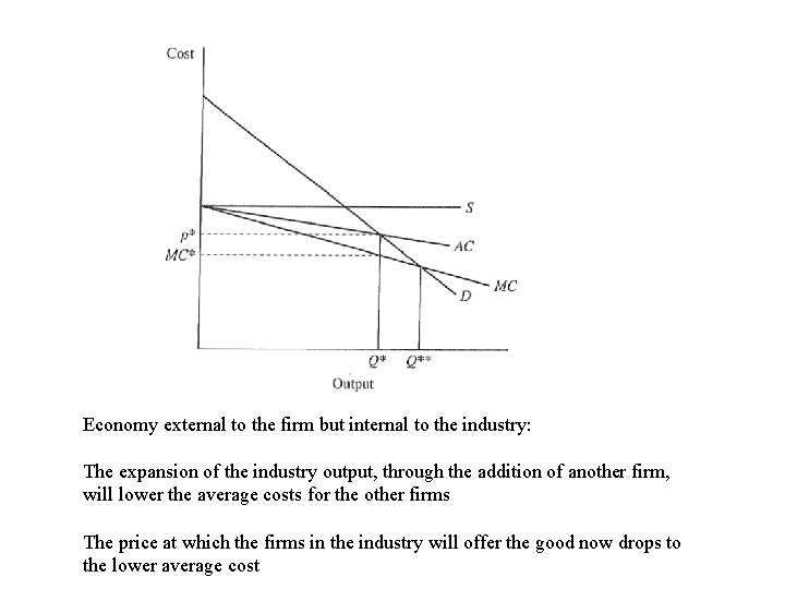 Economy external to the firm but internal to the industry: The expansion of the