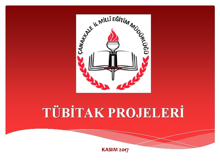 TÜBİTAK PROJELERİ KASIM 2017 