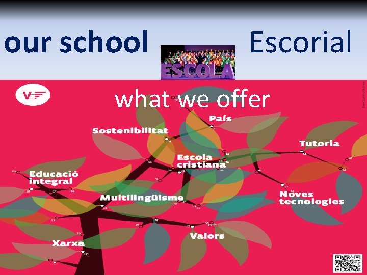 our school Escorial what we offer 