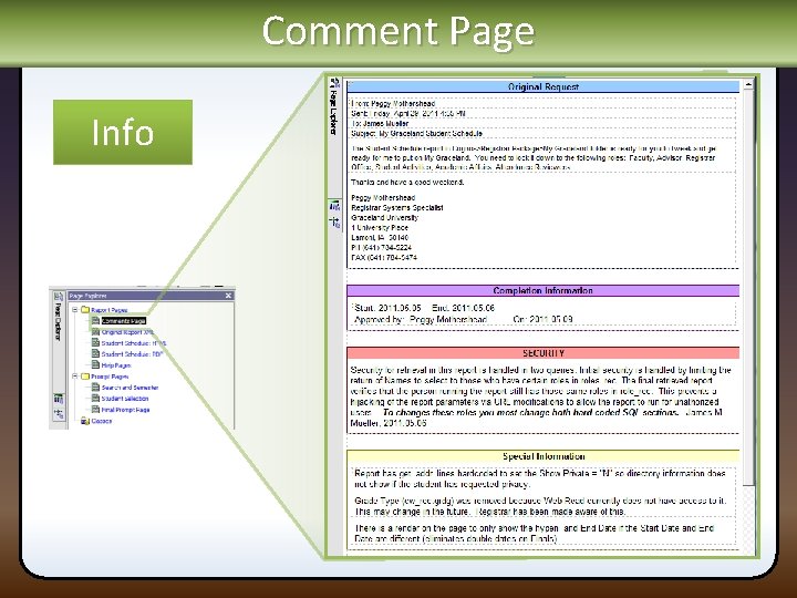 Comment Page Info 