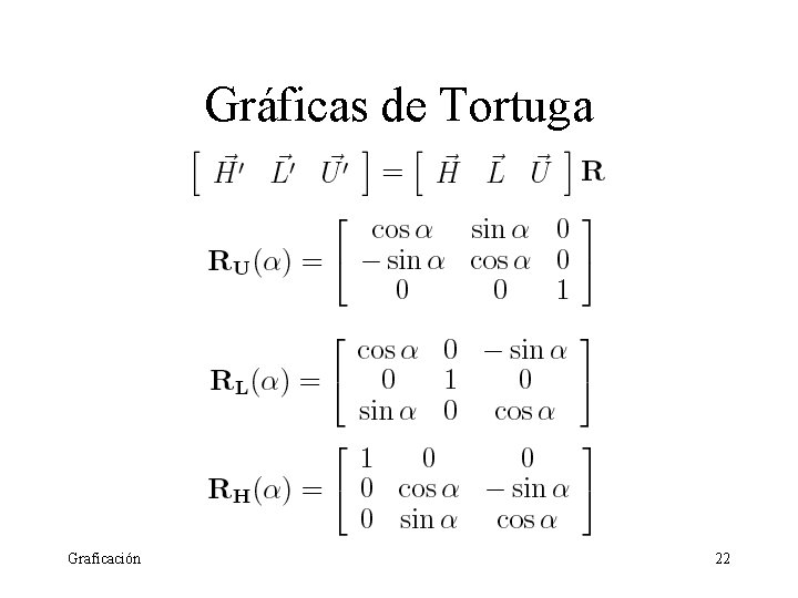 Gráficas de Tortuga Graficación 22 