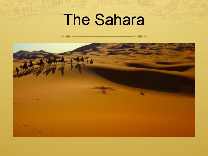 The Sahara 
