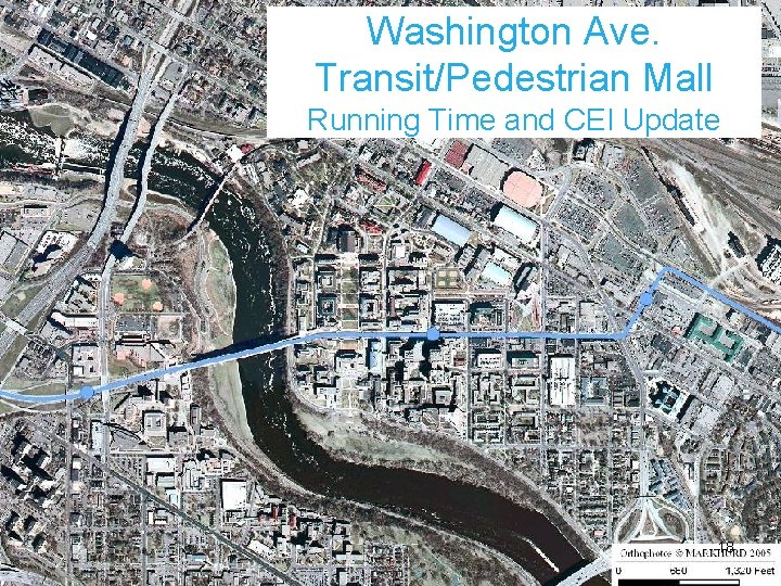 Washington Ave. Transit/Pedestrian Mall Running Time and CEI Update 18 