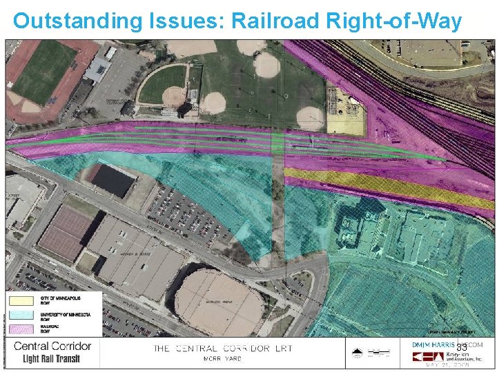 Outstanding Issues: Railroad Right-of-Way 33 