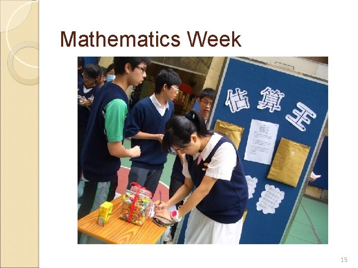 Mathematics Week 15 