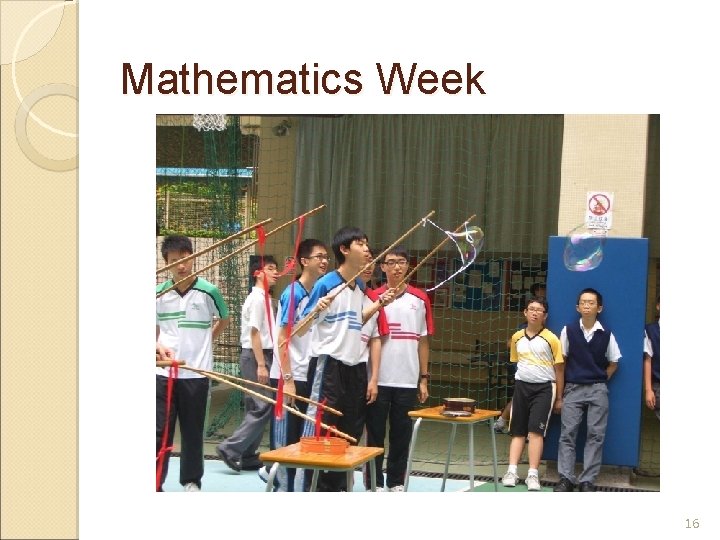 Mathematics Week 16 