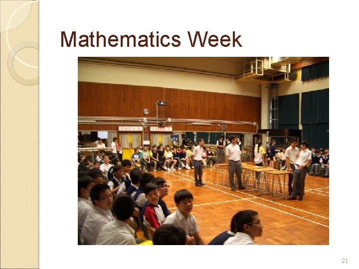 Mathematics Week 21 