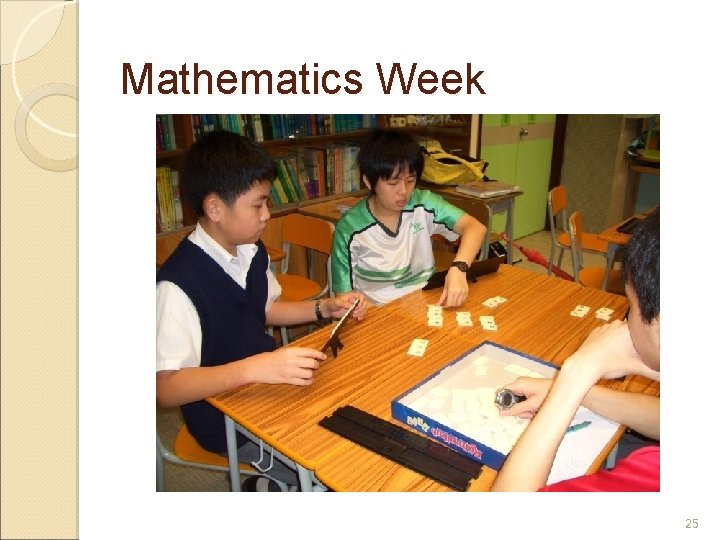 Mathematics Week 25 