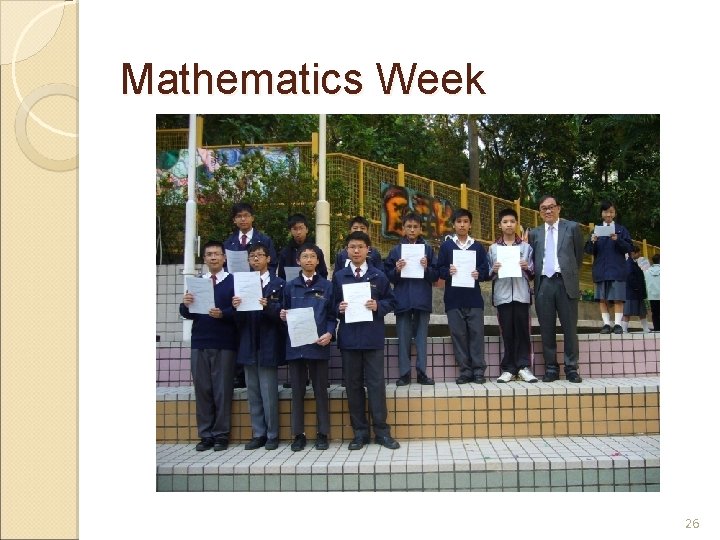 Mathematics Week 26 