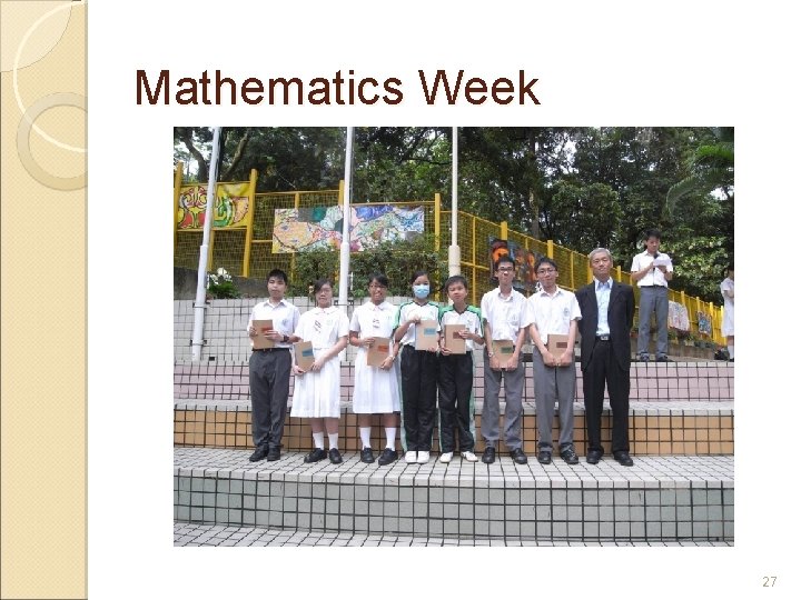 Mathematics Week 27 