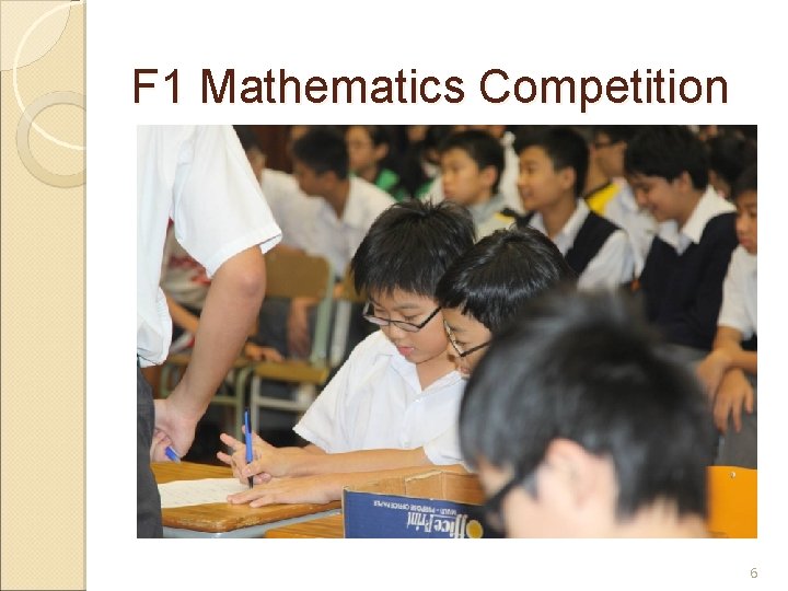 F 1 Mathematics Competition 6 