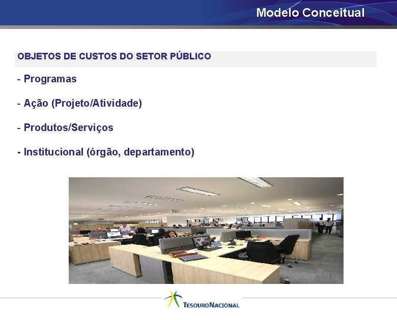 Modelo Conceitual OBJETOS DE CUSTOS DO SETOR PÚBLICO - Programas - Ação (Projeto/Atividade) -