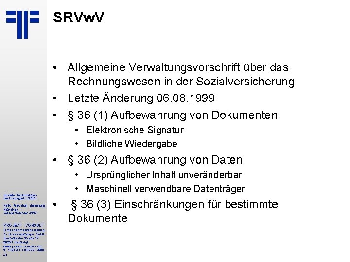 SRVw. V • Allgemeine Verwaltungsvorschrift über das Rechnungswesen in der Sozialversicherung • Letzte Änderung