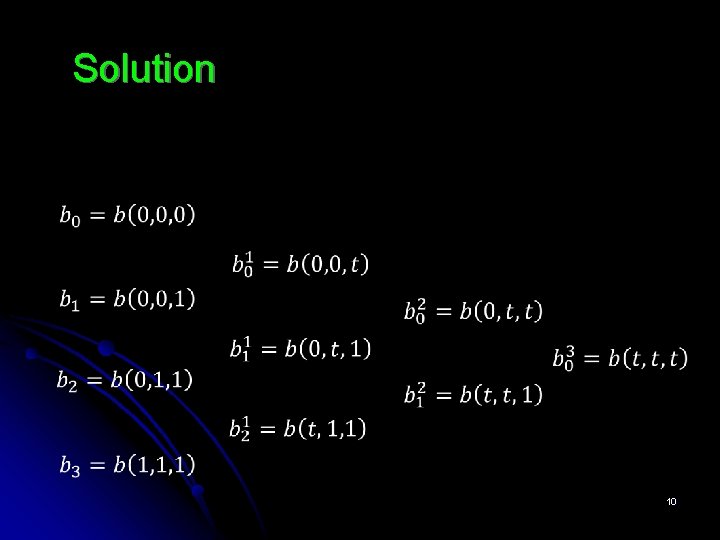 Solution 10 