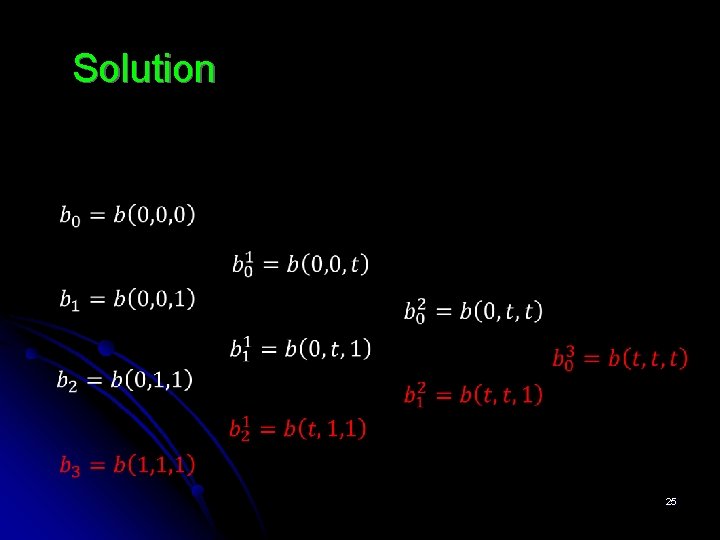 Solution 25 