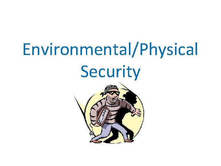 Environmental/Physical Security 