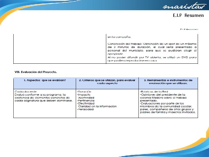 E. I. P Resumen 