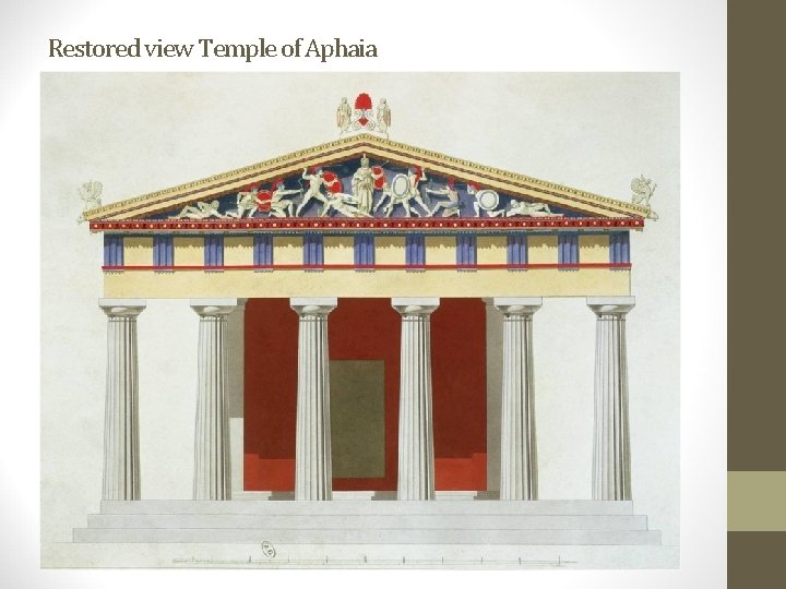Restored view Temple of Aphaia 