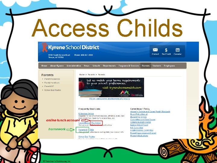 Access Childs Account 