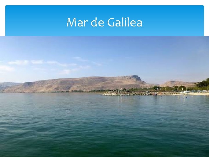 Mar de Galilea 